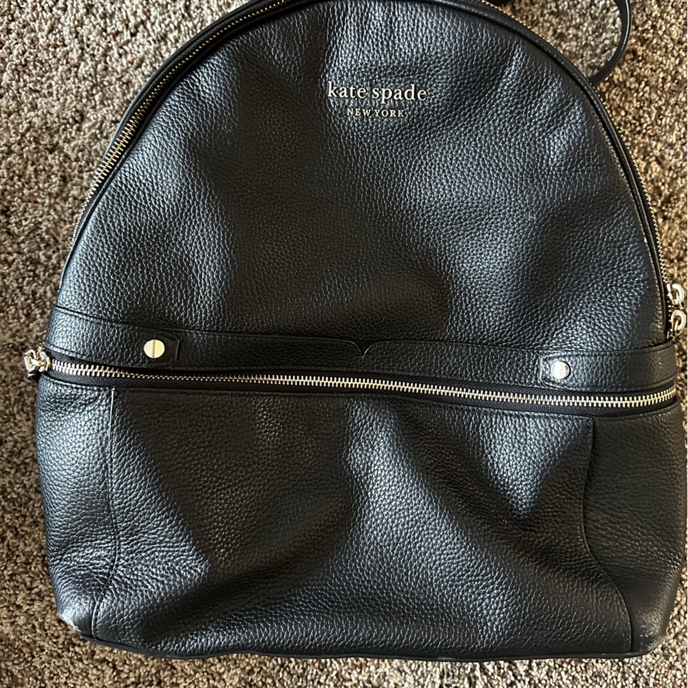 Black Kate Spade backpack